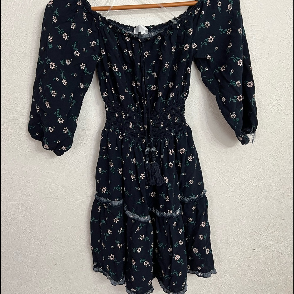 Black Floral Dress